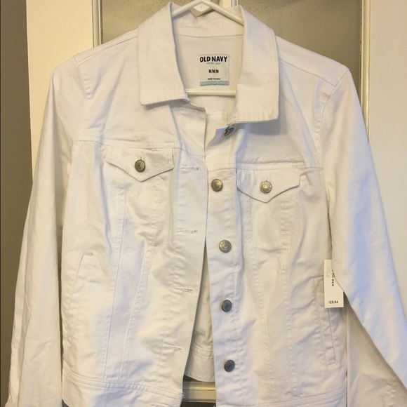 New with tags. Old Navy White Jean Jacket