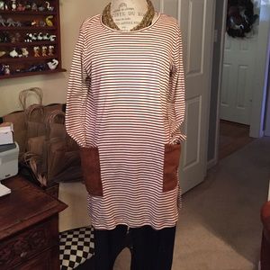 Striped tunic
