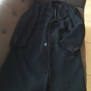 Cashmere long men's coat