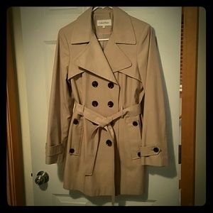 Calvin Klein Tan Trench Coat