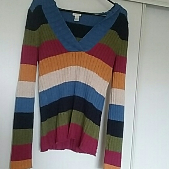 Multi color hooded sweater 🎉CLEARANCE🎉