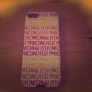 Coach iPhone case