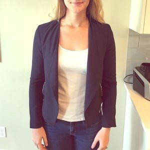 Navy blue, lightweight blazer