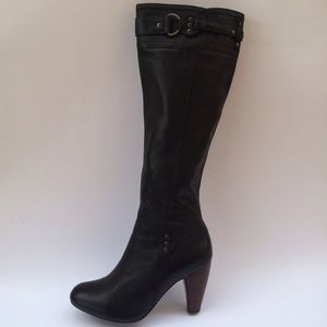 Black ALDO leather boots