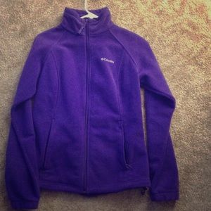 Like New Purple Columbia Zip Up Fleece!