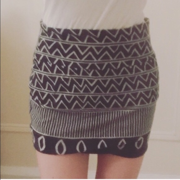 Urban Outfitters BDG Graphic Tribal Miniskirt