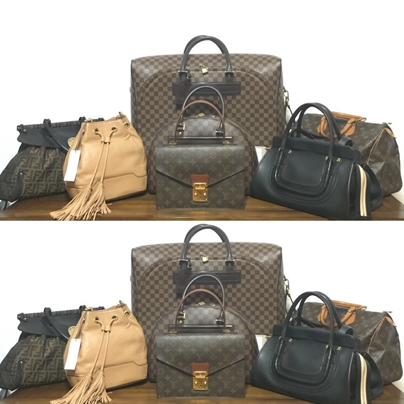 Louis Vuitton, Fendi, Chloe, Rebecca Minkoff