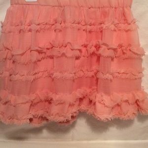 Kids pink flowy skirt