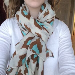 Cute Leopard Print Scarf