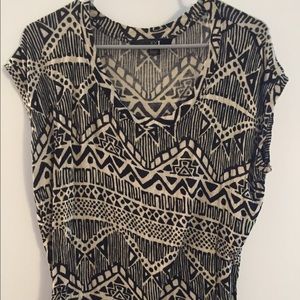 Aztec print top