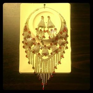 Earrings and Necklace Set