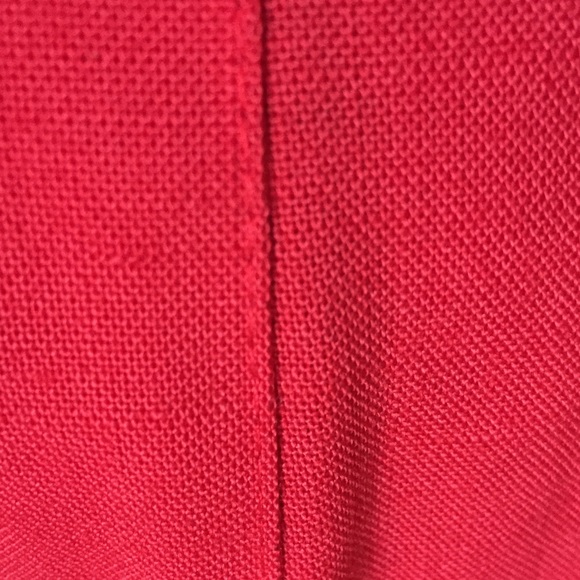 Rockability pleated red midi skirt - Picture 4 of 4