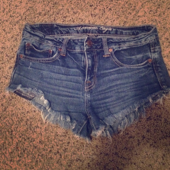 American Eagle high waisted jean shorts