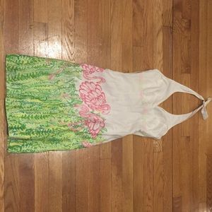 A halter, Lilly Pulitzer dress!