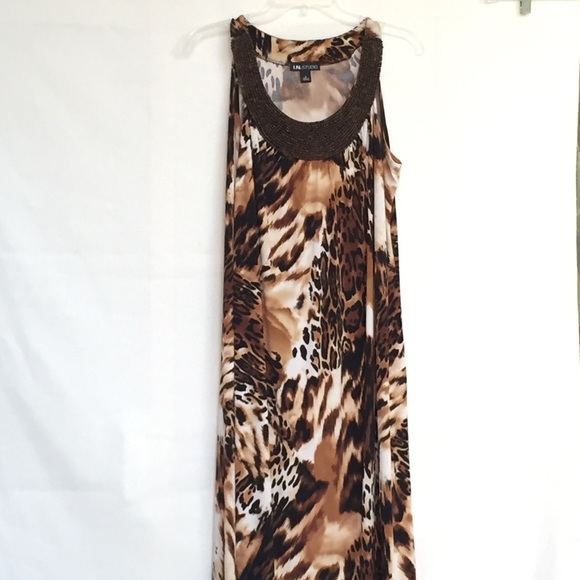 Animal print Maxi-dress