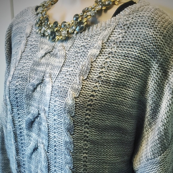 ⚡️NWT⚡️ST JOHNS BAY Heather Cable Knit Sweater - Picture 3 of 4