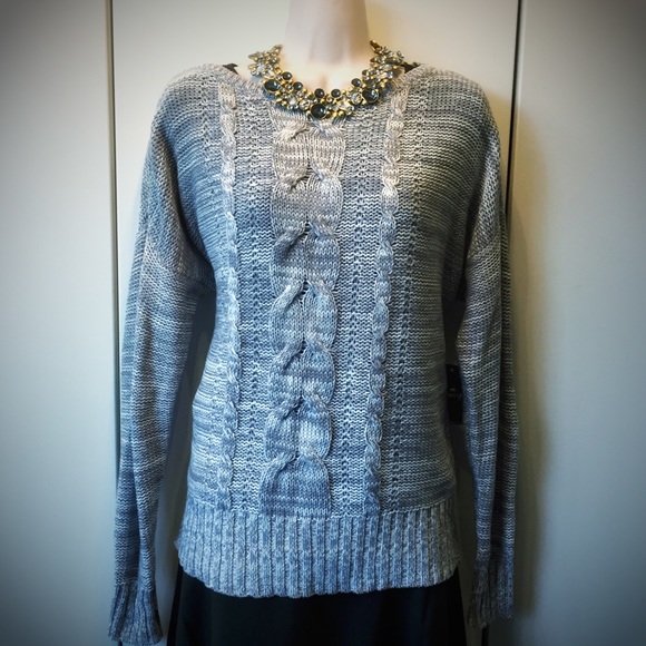 ⚡️NWT⚡️ST JOHNS BAY Heather Cable Knit Sweater - Picture 2 of 4