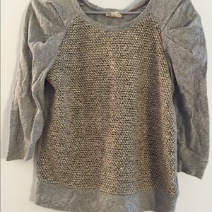 Gray sweater from Anthro