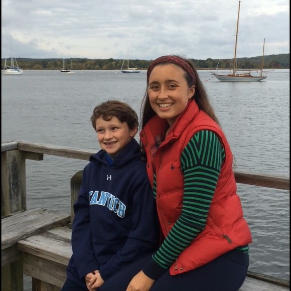 Quilted vest with hood