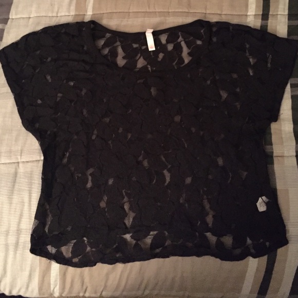 Black Lace Top
