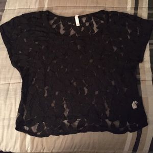 Black Lace Top