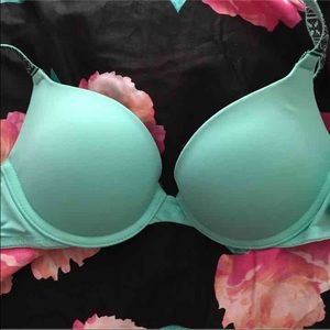 VS Pink Green Bra