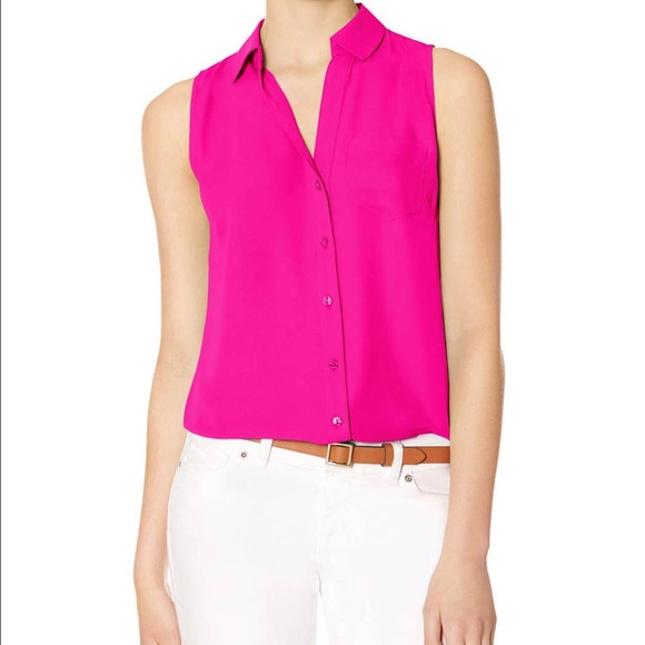 Limited Ashton hot pink sleeveless top NWT