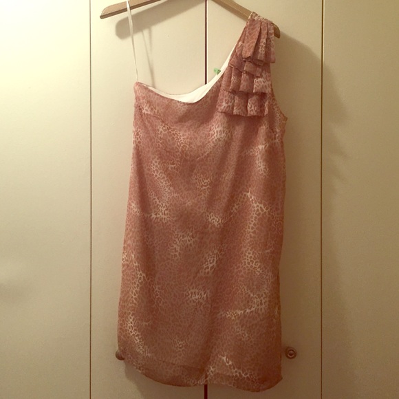 One shoulder cocktail dress