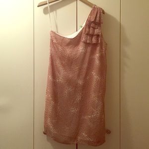 One shoulder cocktail dress