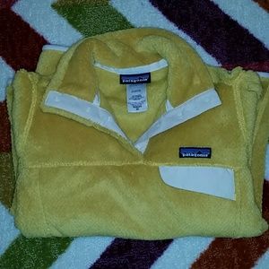 BRAND NEW mustard yellow womens patagonia