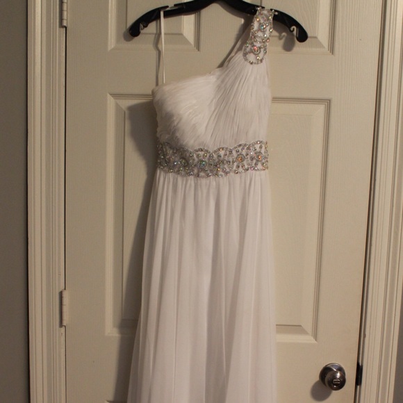 Beautiful white gown