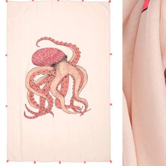 sole society octopus print scarf