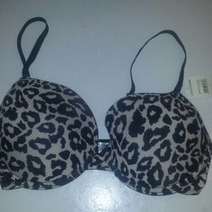 Leapord print push up bra NEW