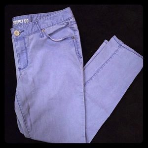Mossimo by Target Blue Ankle Skinny Jeans Size 15!
