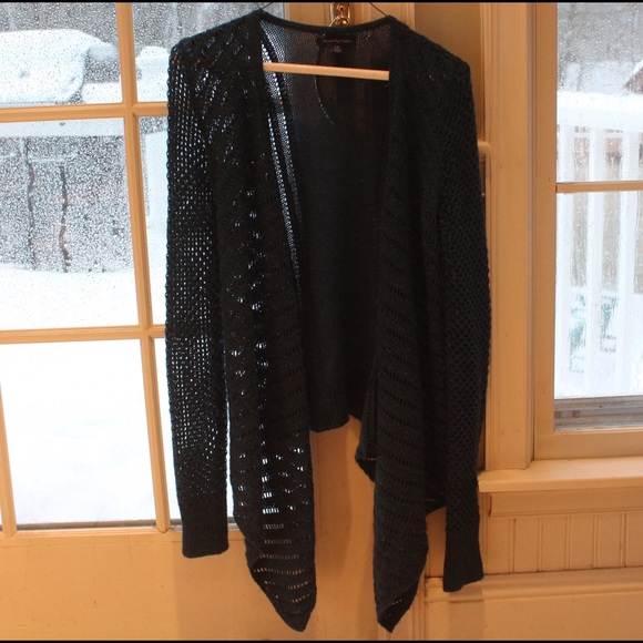 DARKGREEN/BLUE CARDIGAN