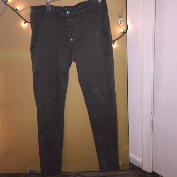 High wasted skinny jeans