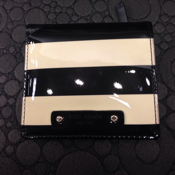 Kate spade stripped wallet