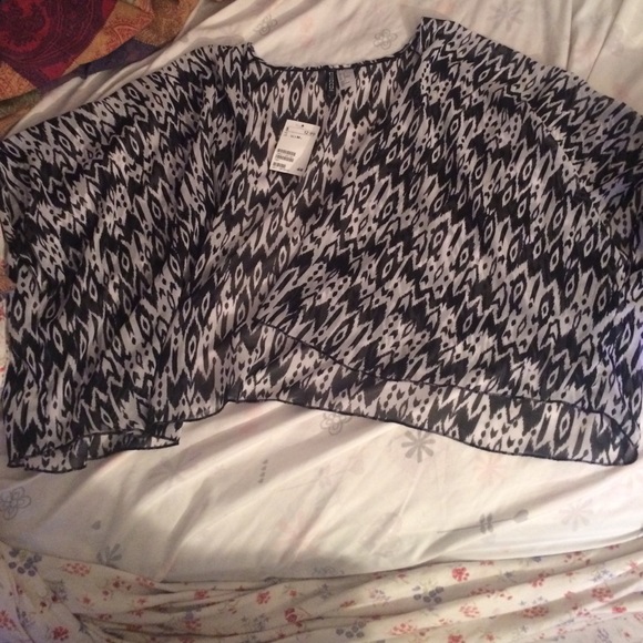 Black and White Cardigan