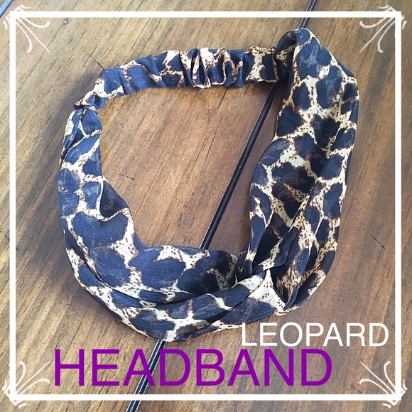 Leopard Twist Headband
