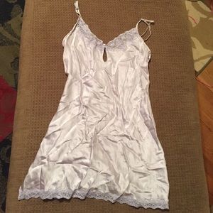 Victoria Secret sz XS silver slip/nightie