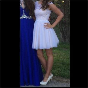 White Lace Prom/Formal Dress