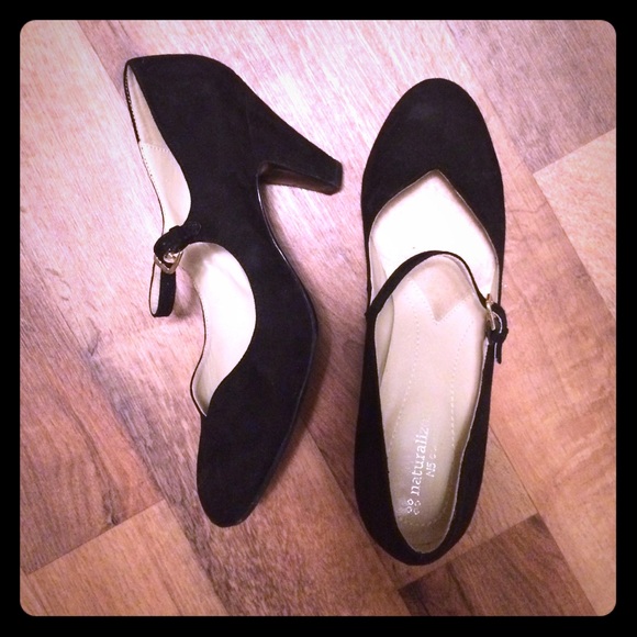 Velvety Black MaryJanes