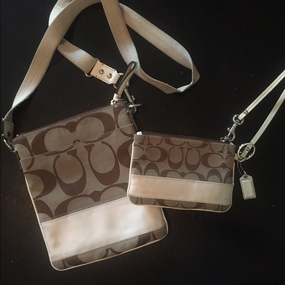 Coach Handbags - Coach crossbody bag and wristlet