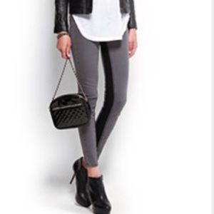 **SOLD**Mango Jeans Leggings w/ Black Inseam