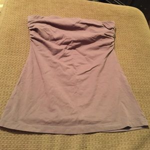 Brown strapless size Med top