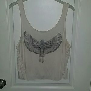 Ruffled back baby pink Aztec shirt