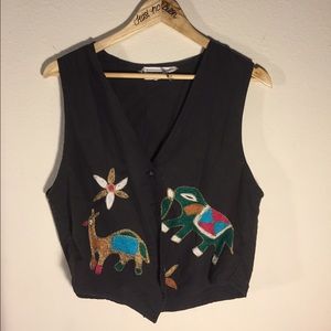 thrifted vest