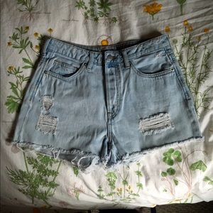 Distressed H&M Denim Shorts