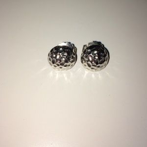 Lia Sophia silver earrings