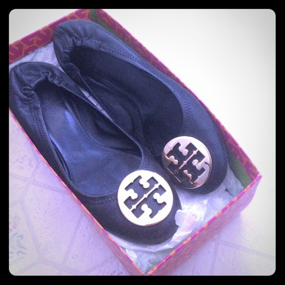 Tory Burch Reva Ballet black